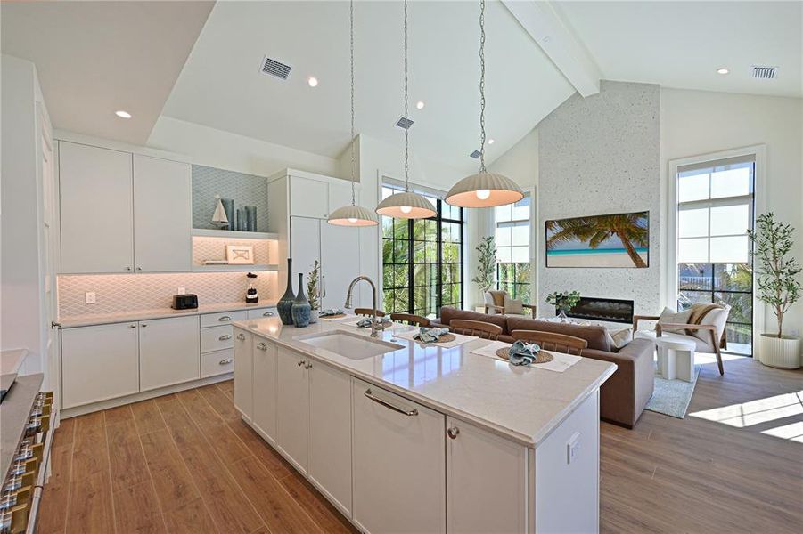 Furnished interior view inside a new home in , Anna Maria (Image 12).