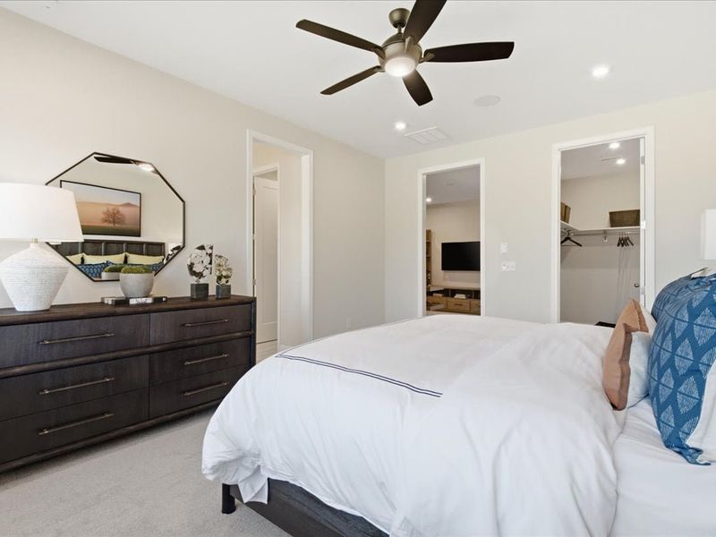 Representative furnished interior of a home built from the Anne by Tri Pointe Homes in Grahym at Southbridge, Fort Mill (Image 30).