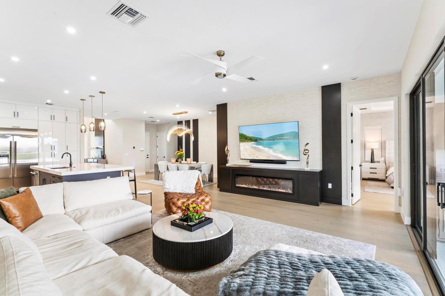 Furnished interior view inside a new home in , Palm Beach Gardens (Image 31).