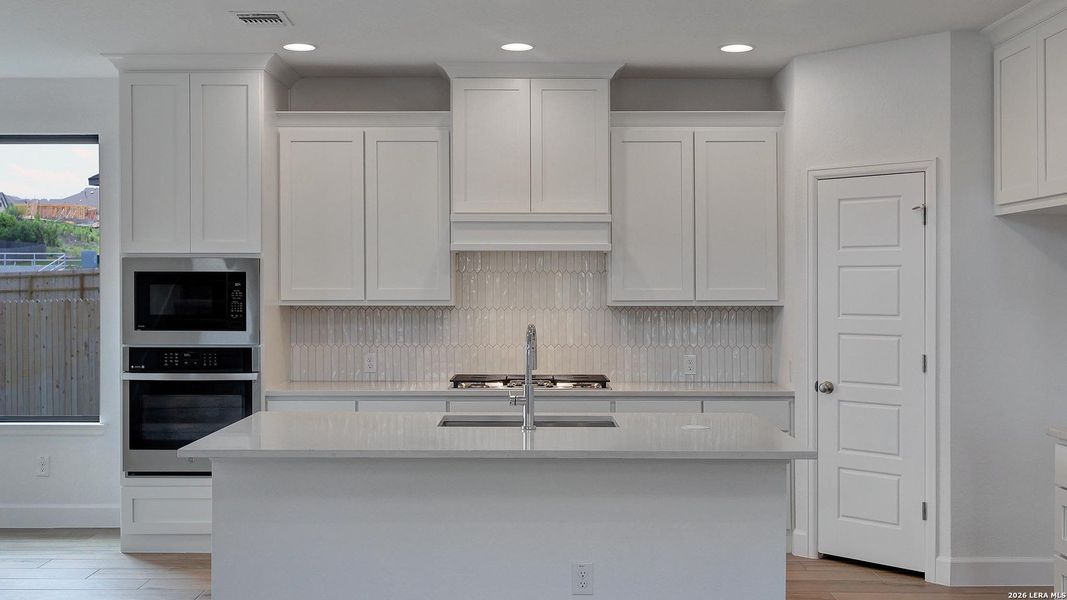Furnished interior view inside a new home in Ladera, San Antonio (Image 11).