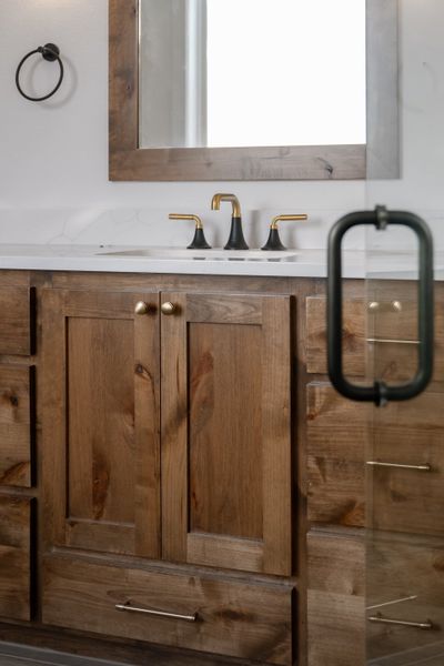 Close-up of interior finishes inside a home in Greens Prairie Reserve, College Station (Image 38).