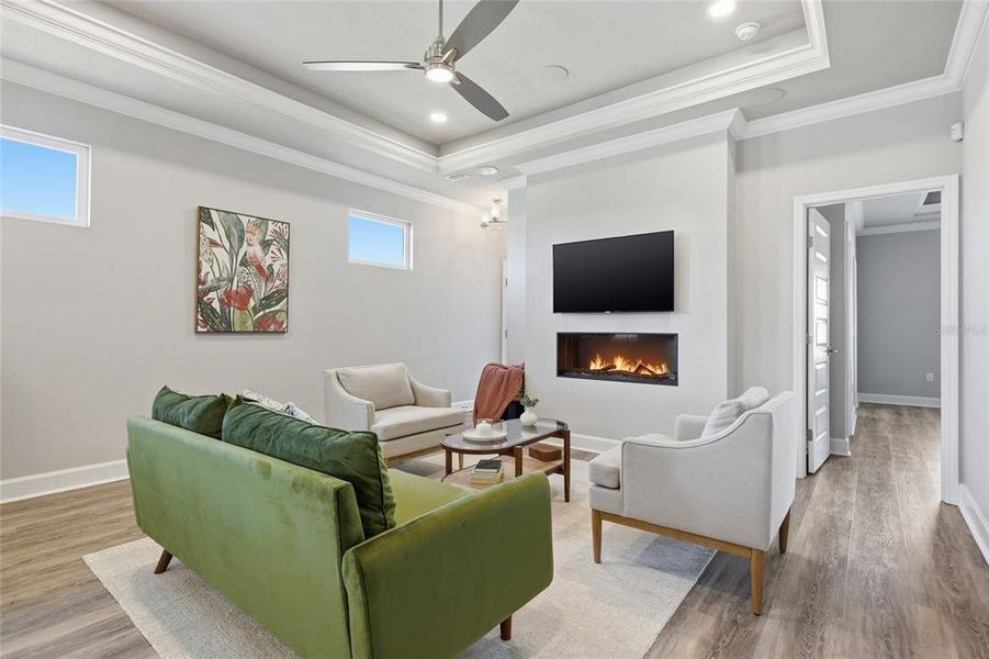 Furnished interior view inside a new home in , Gainesville (Image 26).