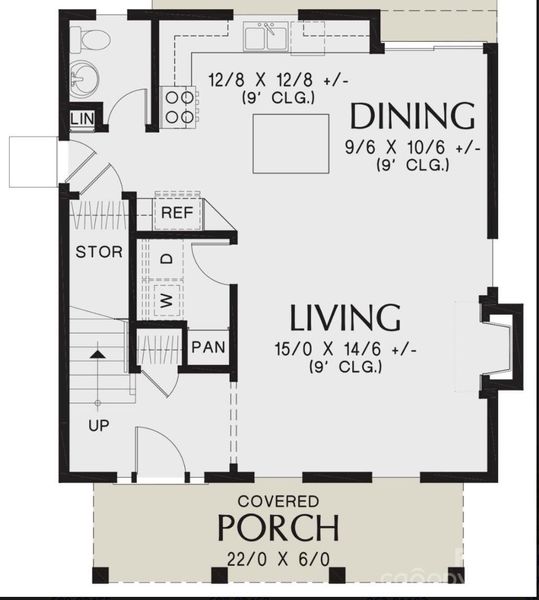 2D floor plan layout of this home in , Gastonia, NC (Image 3).