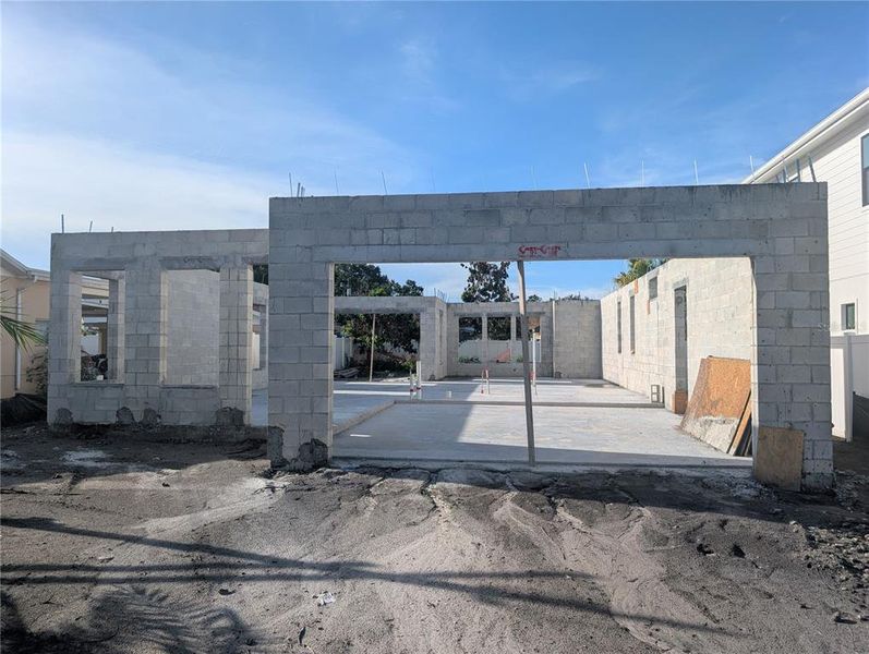 In-progress construction of a new home in , Tampa, FL (Image 15).