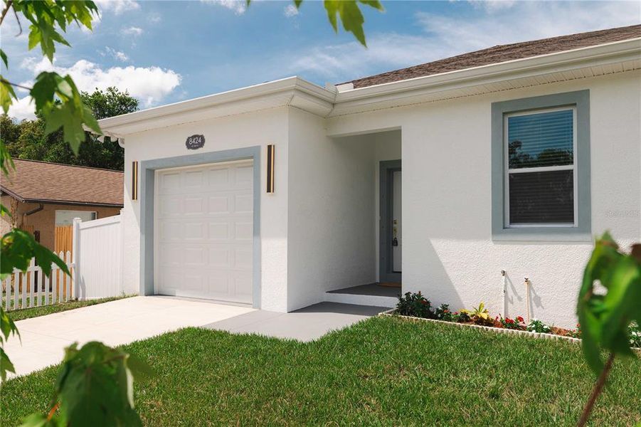 Exterior details and patio area of a home in , Tampa (Image 31). Exterior details and patio area of a home in , Tampa (Image 31).