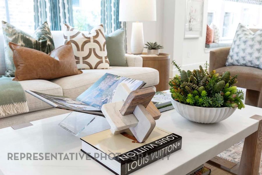 Furnished interior view inside a new home in Kresston: 40ft. lots, Montgomery (Image 30).