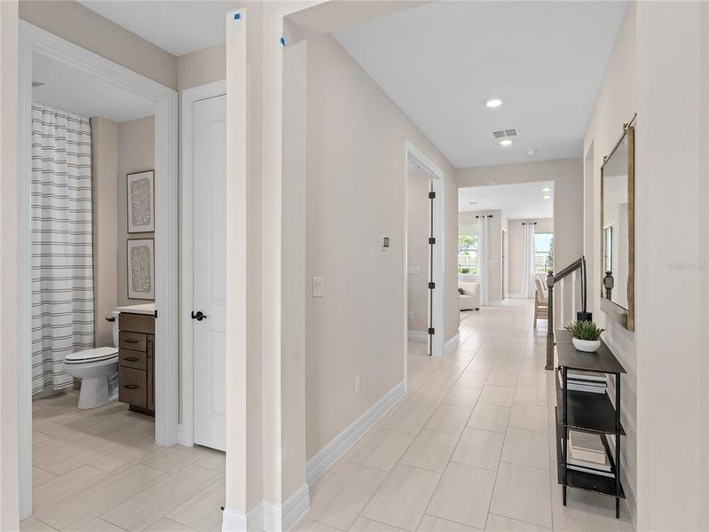 Furnished interior view inside a new home in Bridgewalk, St. Cloud (Image 10).
