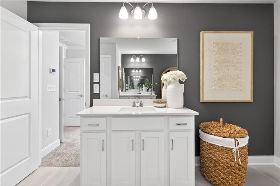 Furnished interior view inside a new home in Ansley Towns, Cumming (Image 41).