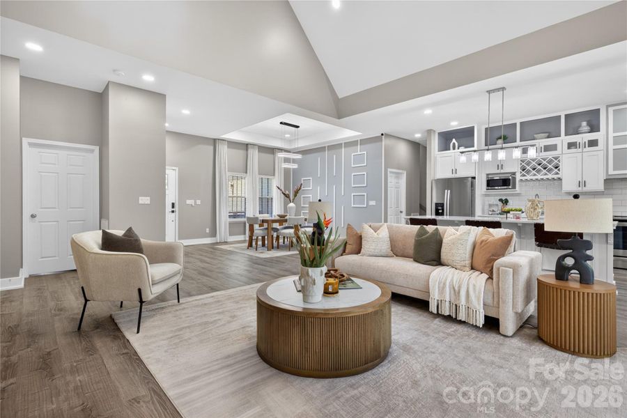 Furnished interior view inside a new home in , Bessemer City (Image 17).