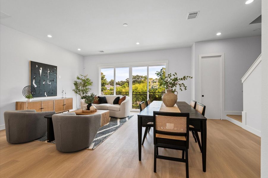 Furnished interior view inside a new home in , Houston (Image 16). Furnished interior view inside a new home in , Houston (Image 16).