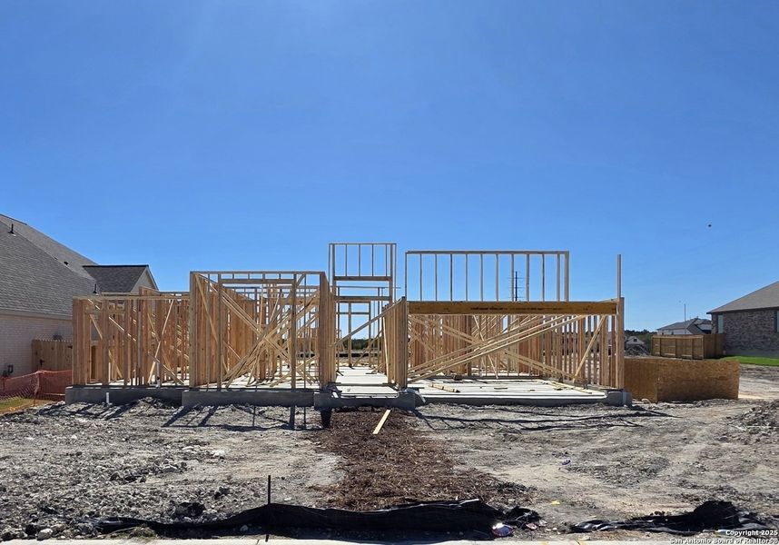 In-progress construction of a new home in Haby Hill 60s, San Antonio, TX (Image 3). In-progress construction of a new home in Haby Hill 60s, San Antonio, TX (Image 3).