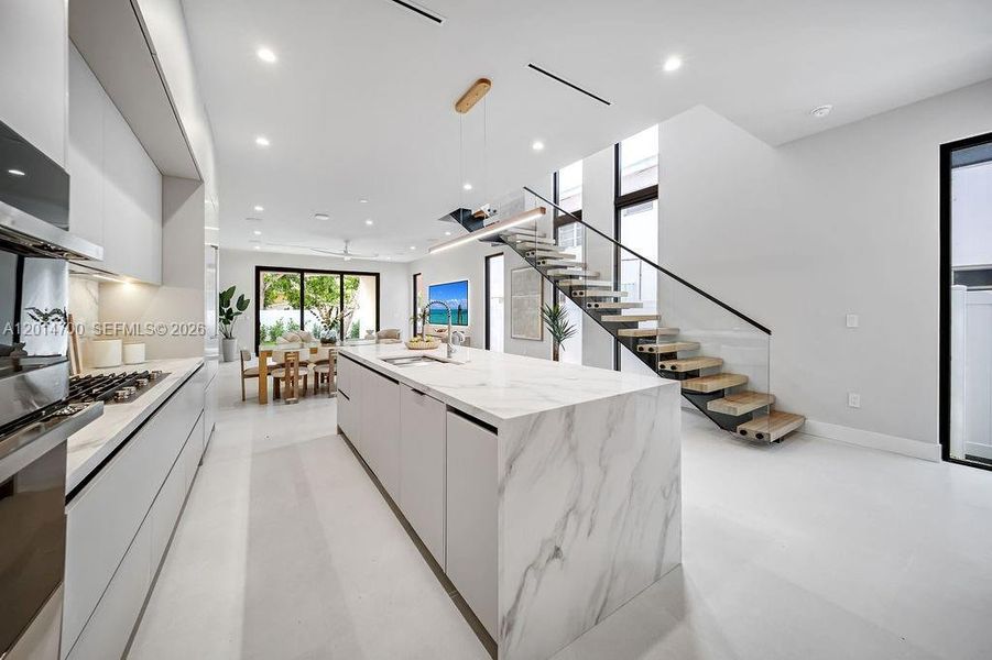 Furnished interior view inside a new home in , Fort Lauderdale (Image 67).