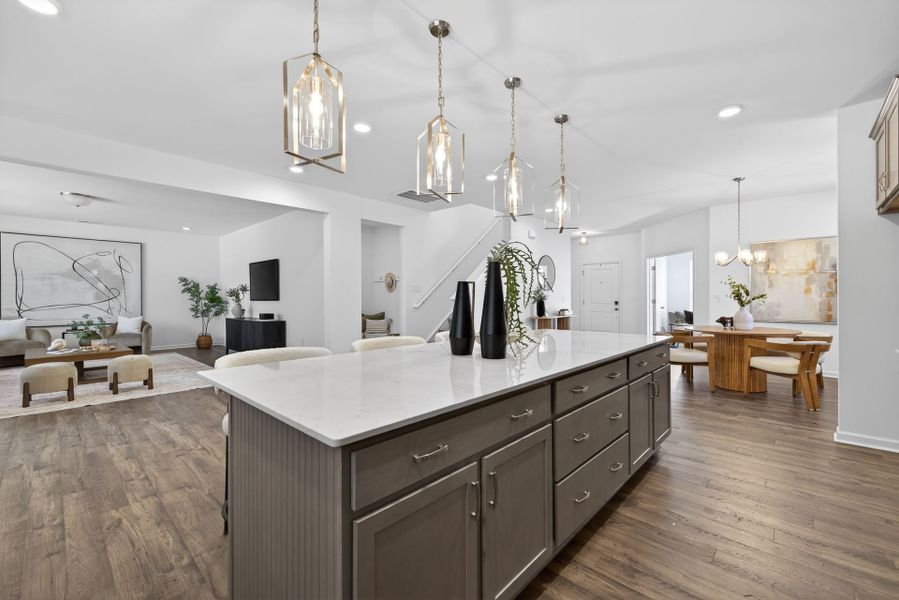Furnished interior view inside a new home in Lake Royale, Louisburg (Image 7).