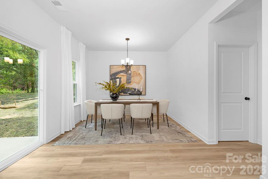Furnished interior view inside a new home in , Huntersville (Image 15).