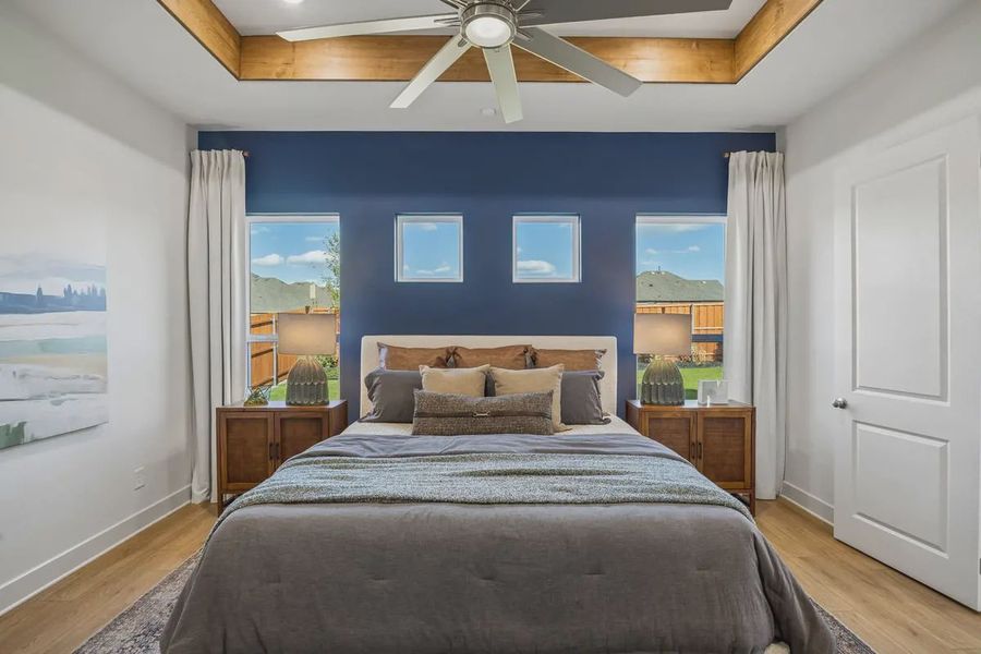 Representative furnished interior of a home built from the Dayton 50' by Chesmar Homes in Las Lomas, Forney (Image 16).