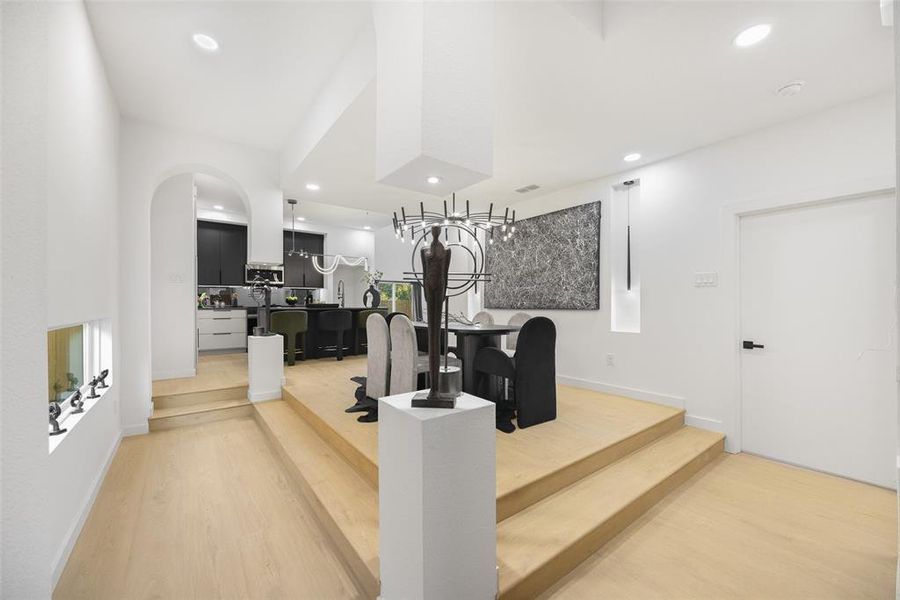 Furnished interior view inside a new home in , Dallas (Image 7).