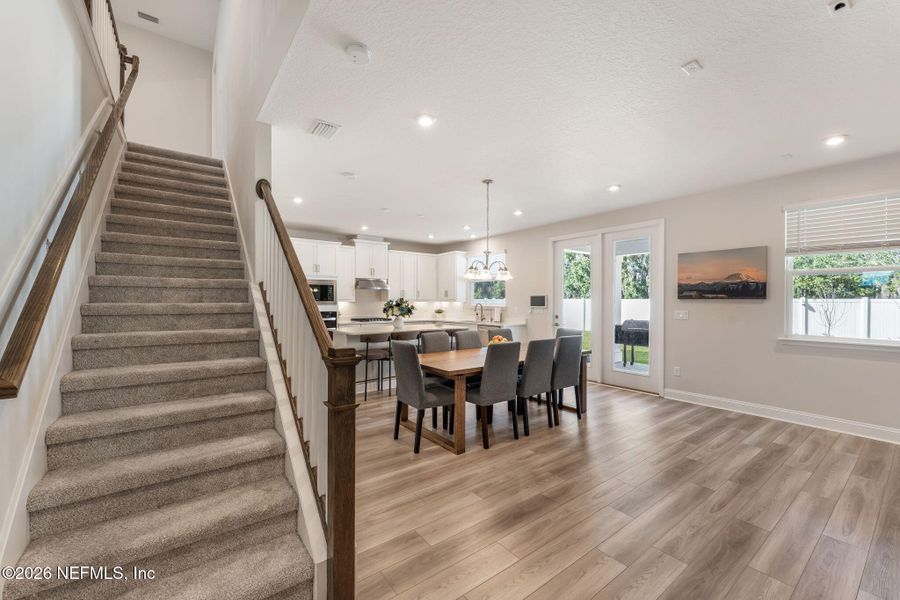 Furnished interior view inside a new home in Olde Mandarin Estates, Jacksonville (Image 11).