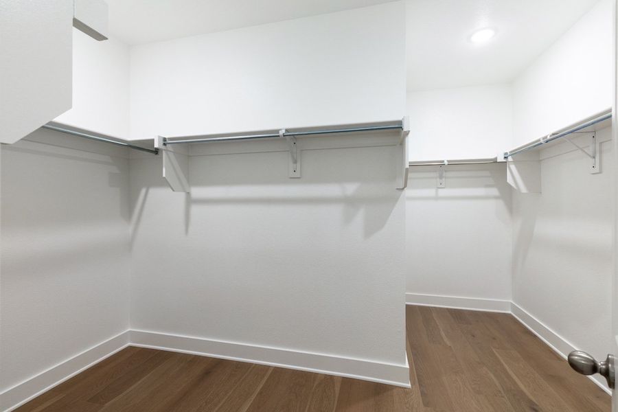 Representative Primary Closet - some options shown
