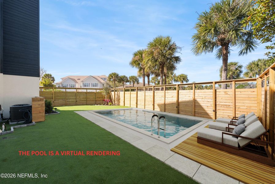 Exterior details and patio area of a home in , Jacksonville Beach (Image 3).