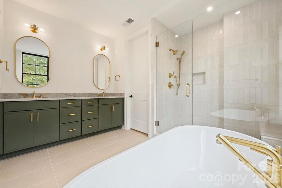 Furnished interior view inside a new home in , Charlotte (Image 6).