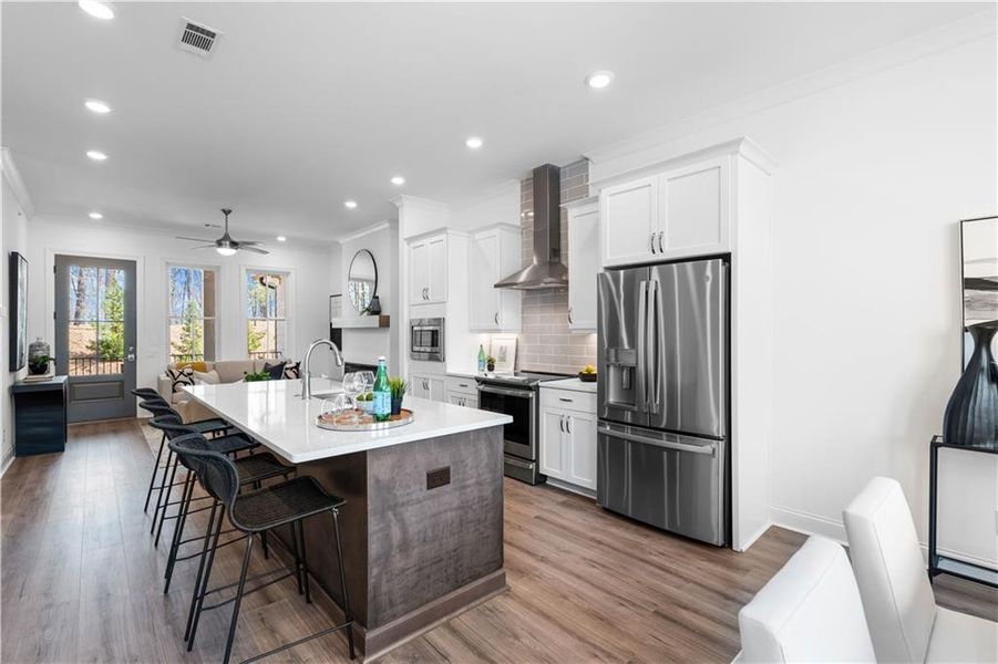 Furnished interior view inside a new home in Waterside Condos, Peachtree Corners (Image 17).