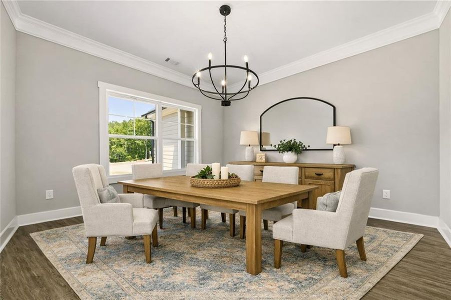 Furnished interior view inside a new home in Benson Estates, Dallas (Image 4).