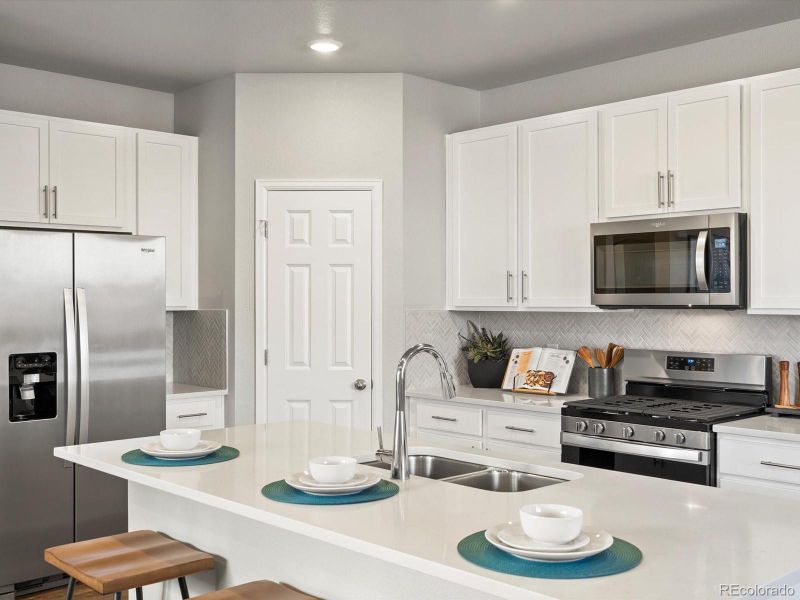 Furnished interior view inside a new home in , Aurora (Image 7).