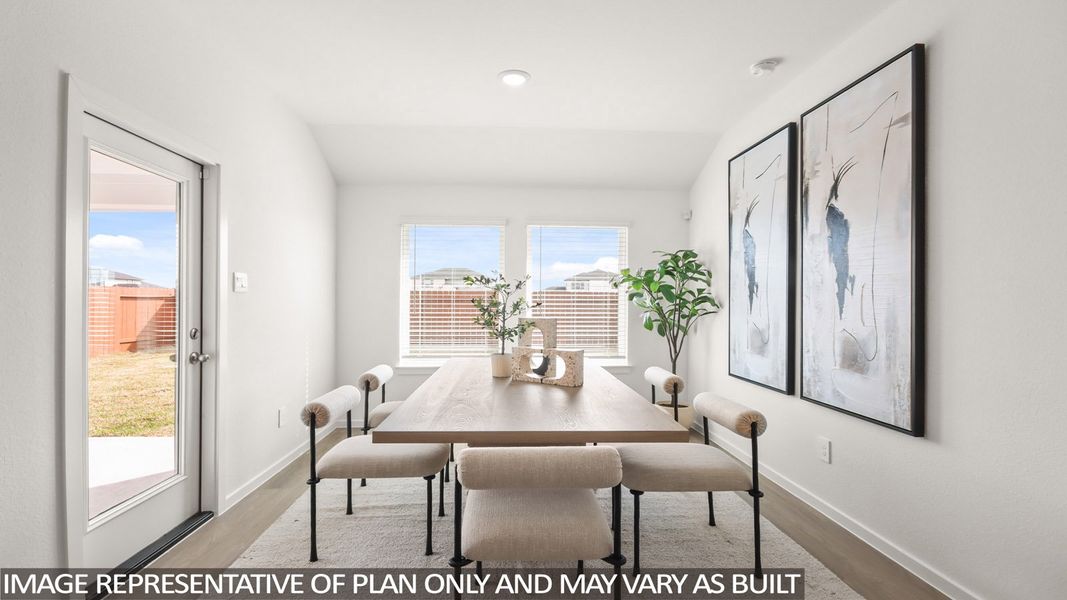 Furnished interior view inside a new home in Mill Creek, Magnolia (Image 10).