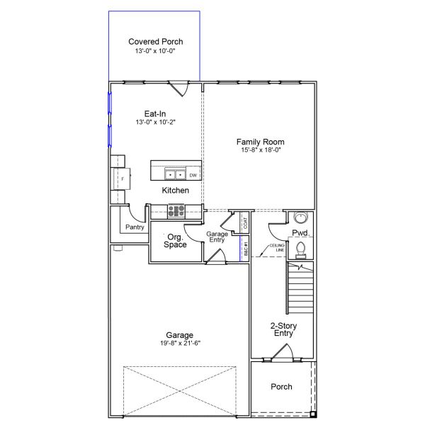 2D floor plan layout of this home in Landmark Commons, Boiling Springs, SC (Image 3). 2D floor plan layout of this home in Landmark Commons, Boiling Springs, SC (Image 3).