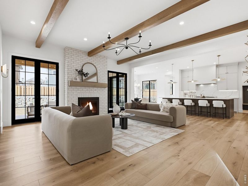 Furnished interior view inside a new home in , Louisville (Image 12).