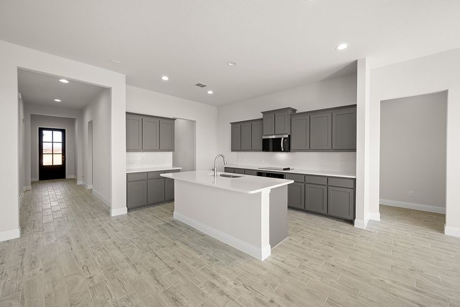 Front exterior of a new home in Still Water Lake, Godley, TX, highlighting curb appeal (Image 7). Front exterior of a new home in Still Water Lake, Godley, TX, highlighting curb appeal (Image 7).