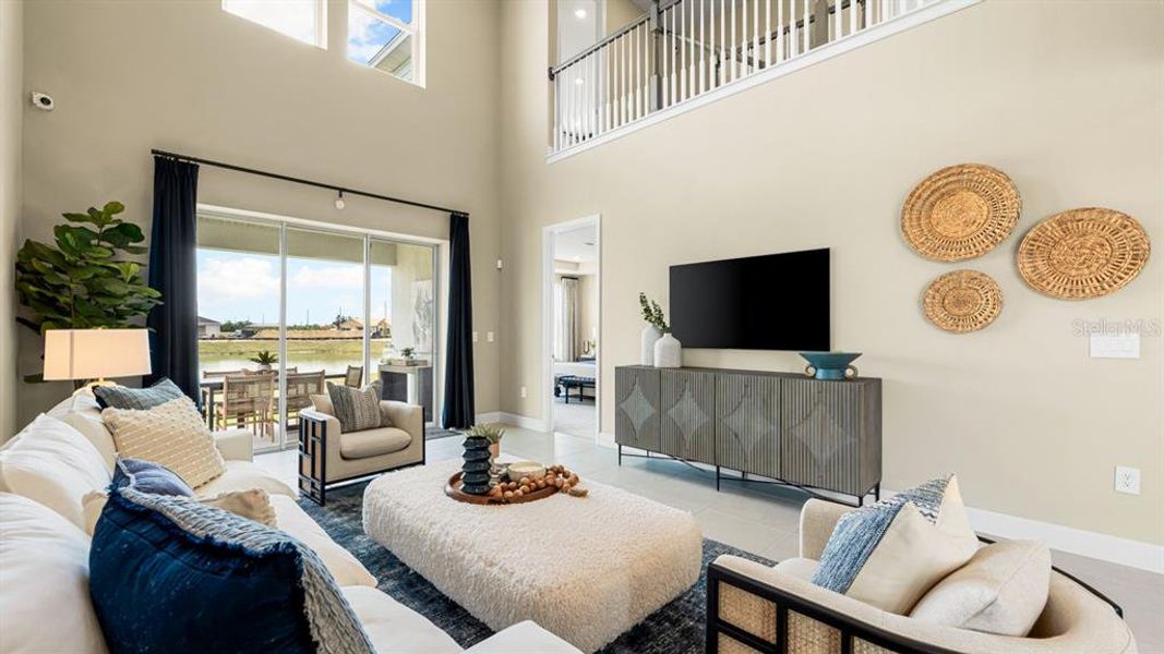 Furnished interior view inside a new home in Indigo Creek, Apollo Beach (Image 21).