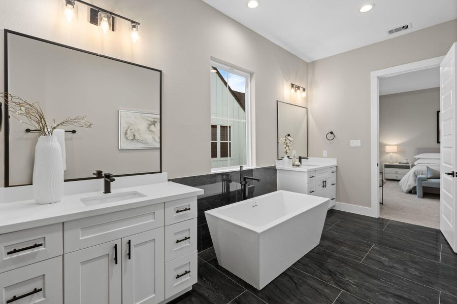 Furnished interior view inside a new home in , Houston (Image 27).