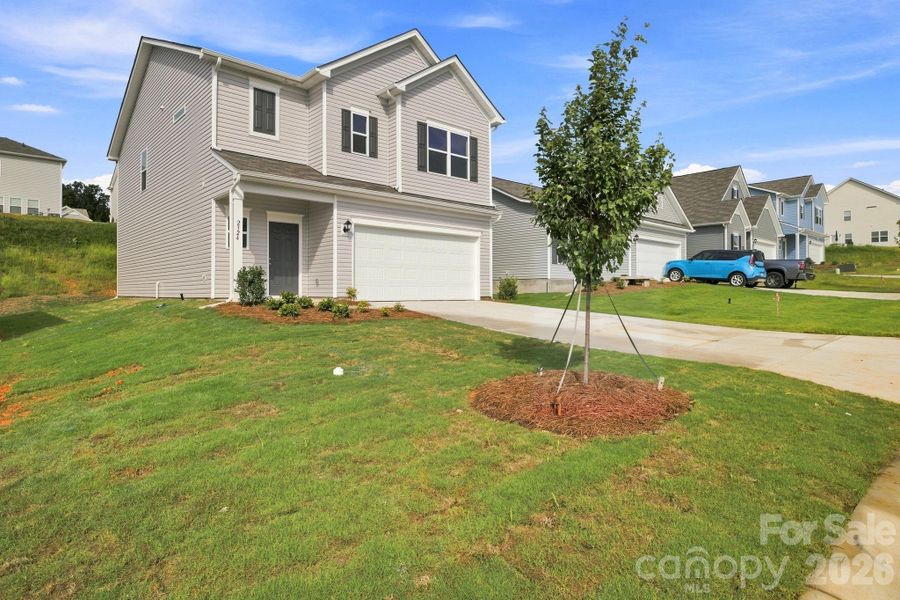 Front exterior of a new home in Catawba Trace, Catawba, NC, highlighting curb appeal (Image 24).