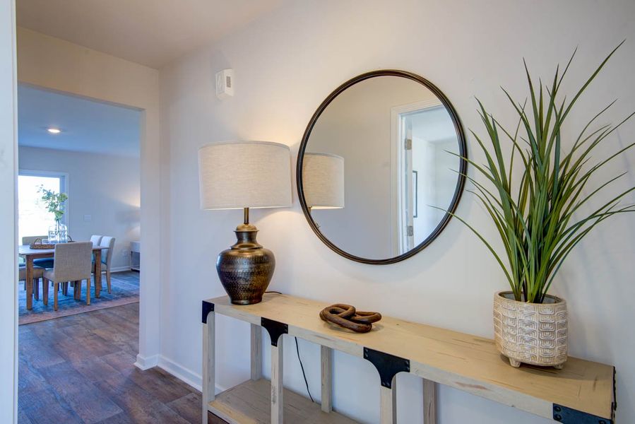 Representative furnished interior of a home built from the Penwell by D.R. Horton in Carter Ridge, Greenville (Image 4).