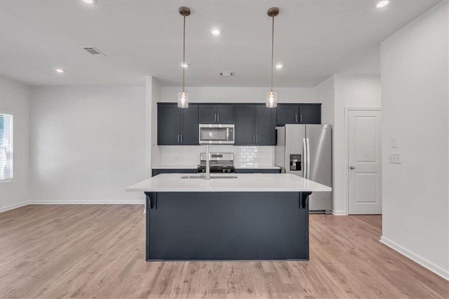 Furnished interior view inside a new home in The View at Groover's Lake, Lithia Springs (Image 8).
