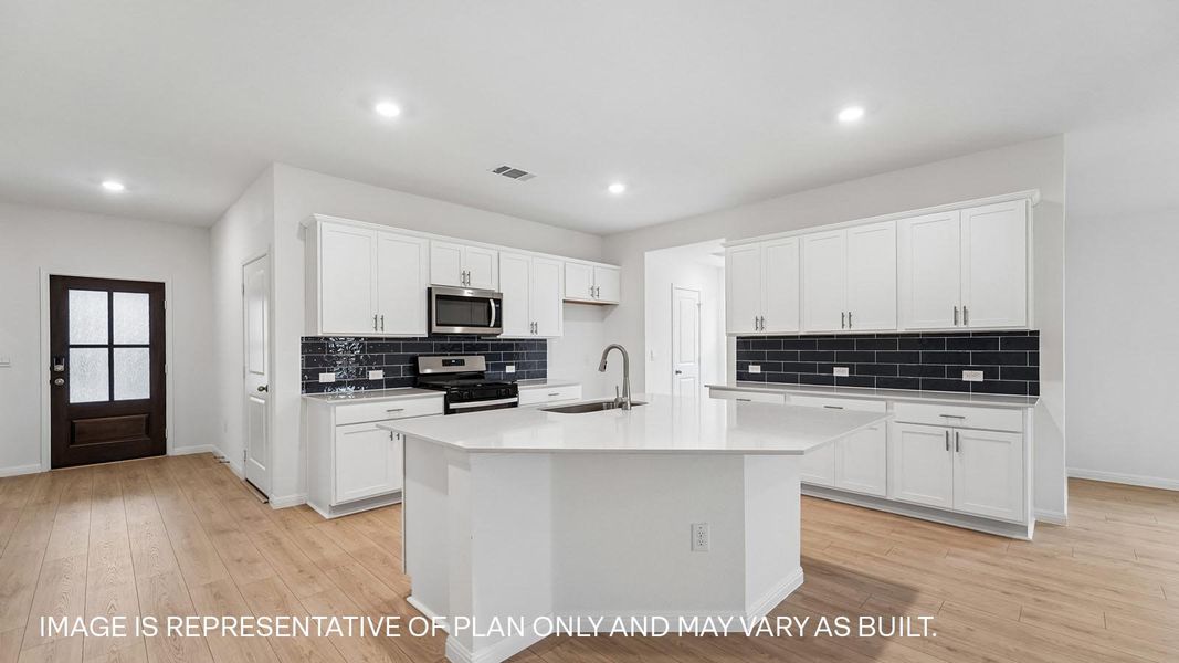 Furnished interior view inside a new home in Bar W Ranch, Leander (Image 5).