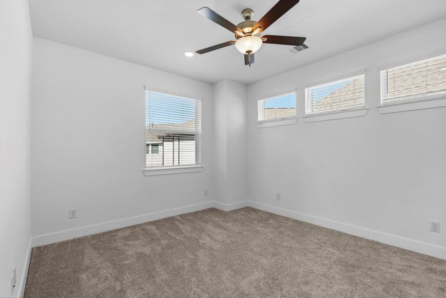 Spacious, unfurnished interior of a new home in Balmoral, Humble (Image 17). Spacious, unfurnished interior of a new home in Balmoral, Humble (Image 17).