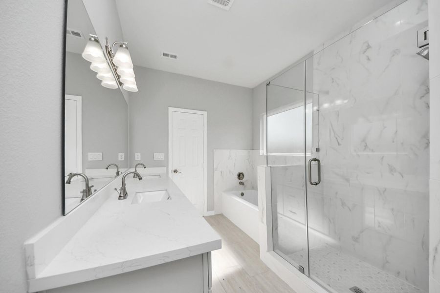 Furnished interior view inside a new home in , Houston (Image 11).