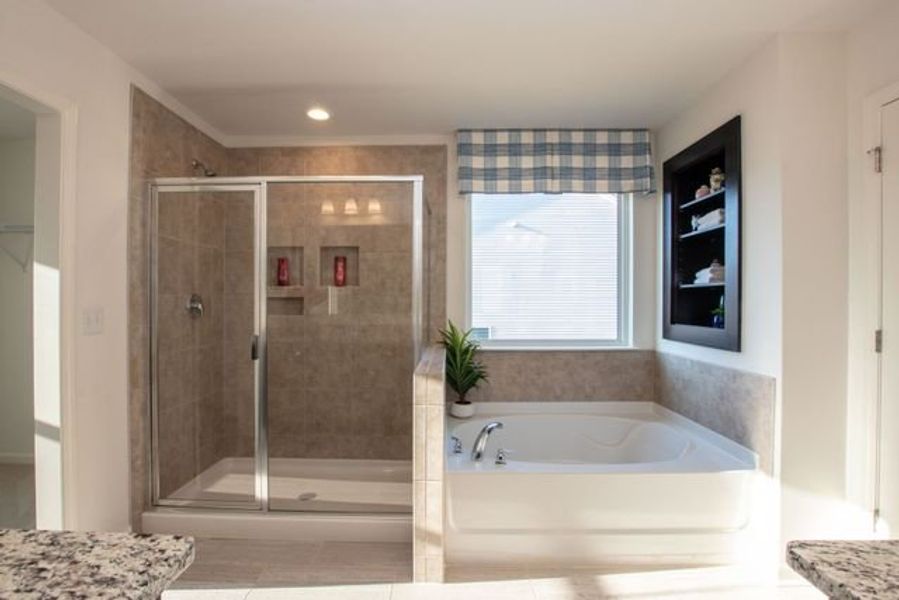 Representative furnished interior of a home built from the Bedford by True Homes in Stonebridge Fairways, Monroe (Image 31).