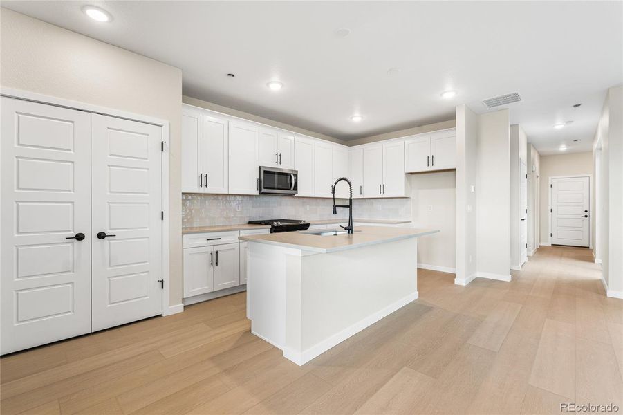 Furnished interior view inside a new home in Barefoot Village, Longmont (Image 9).