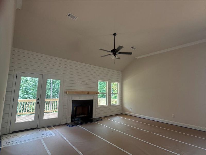 In-progress construction of a new home in , Cumming, GA (Image 13).