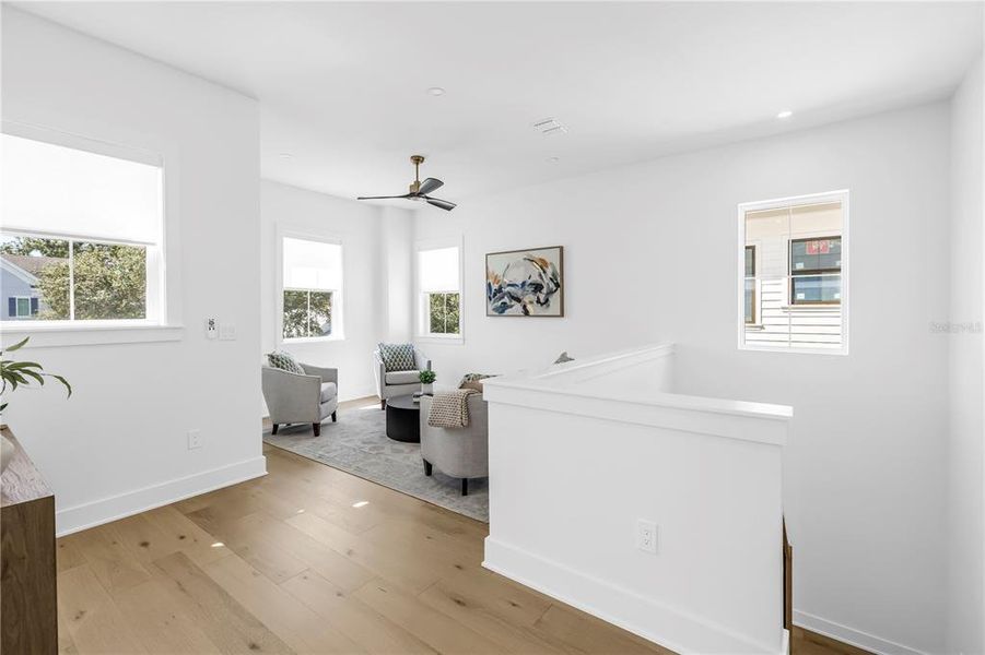 Furnished interior view inside a new home in , St. Petersburg (Image 16).