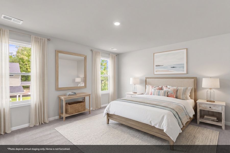 Furnished interior view inside a new home in Central Creek, Goose Creek (Image 11).