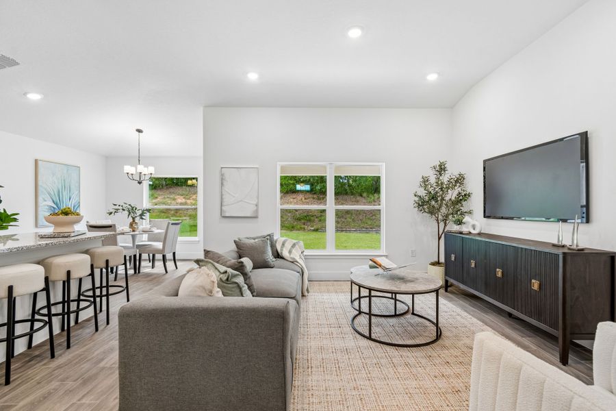 Furnished interior view inside a new home in Abbey Glen, Dade City (Image 10).
