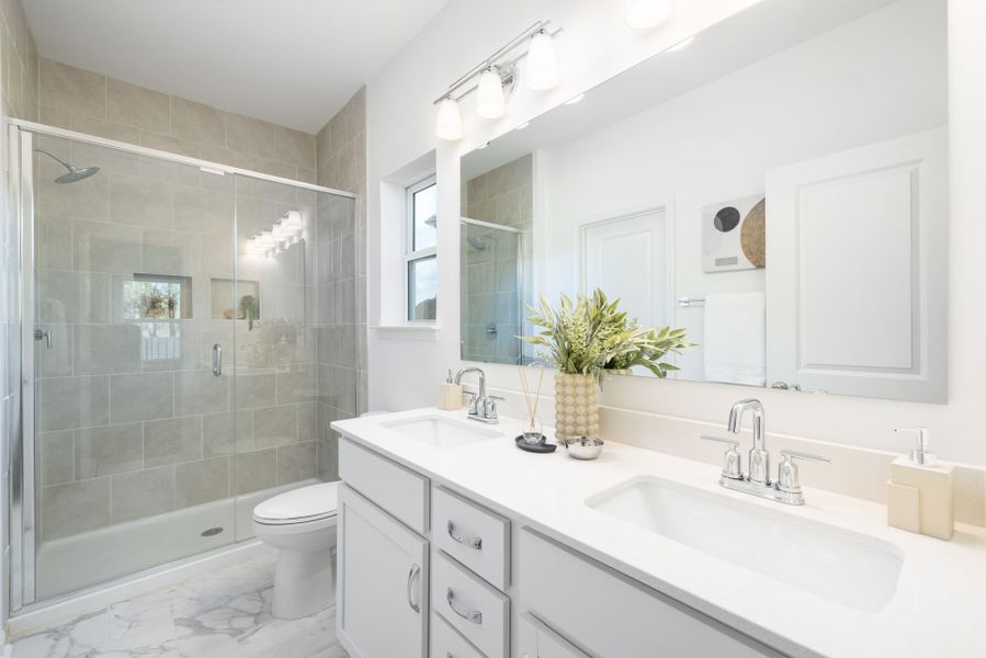 Representative furnished interior of a home built from the TA1600 by True Homes in Stonebridge Fairways, Monroe (Image 11). Representative furnished interior of a home built from the TA1600 by True Homes in Stonebridge Fairways, Monroe (Image 11).