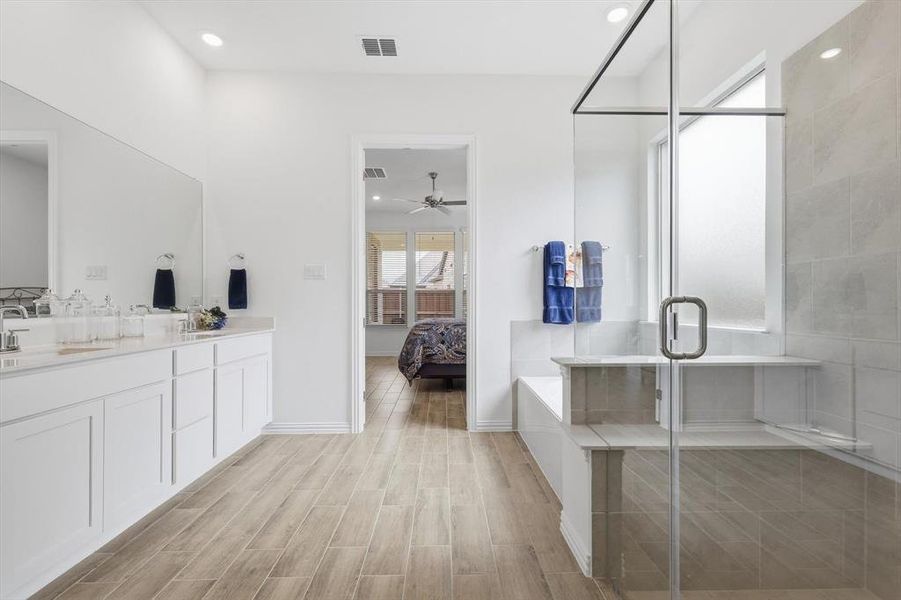 Furnished interior view inside a new home in Elements at Viridian | Active Adult 55+, Arlington (Image 18).