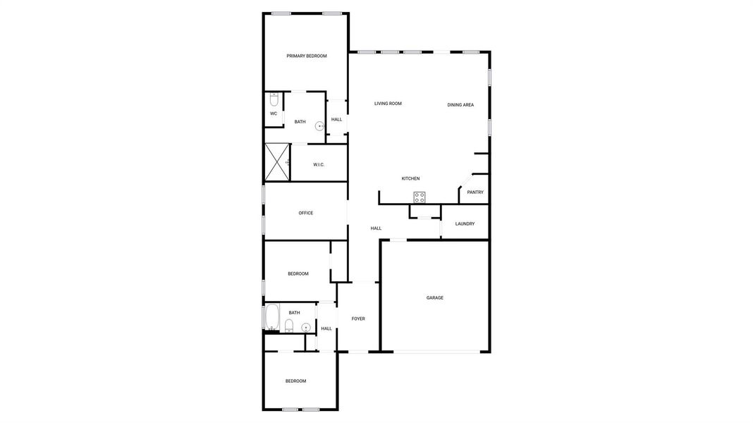 2D floor plan layout of this home in Sunterra, Katy, TX (Image 3). 2D floor plan layout of this home in Sunterra, Katy, TX (Image 3).