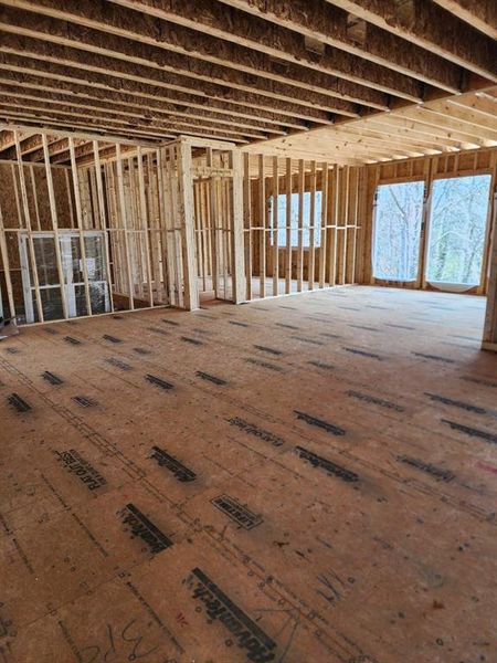 In-progress construction of a new home in , Buford, GA (Image 47).