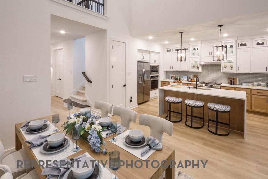 Furnished interior view inside a new home in Easton Park, Austin (Image 9).